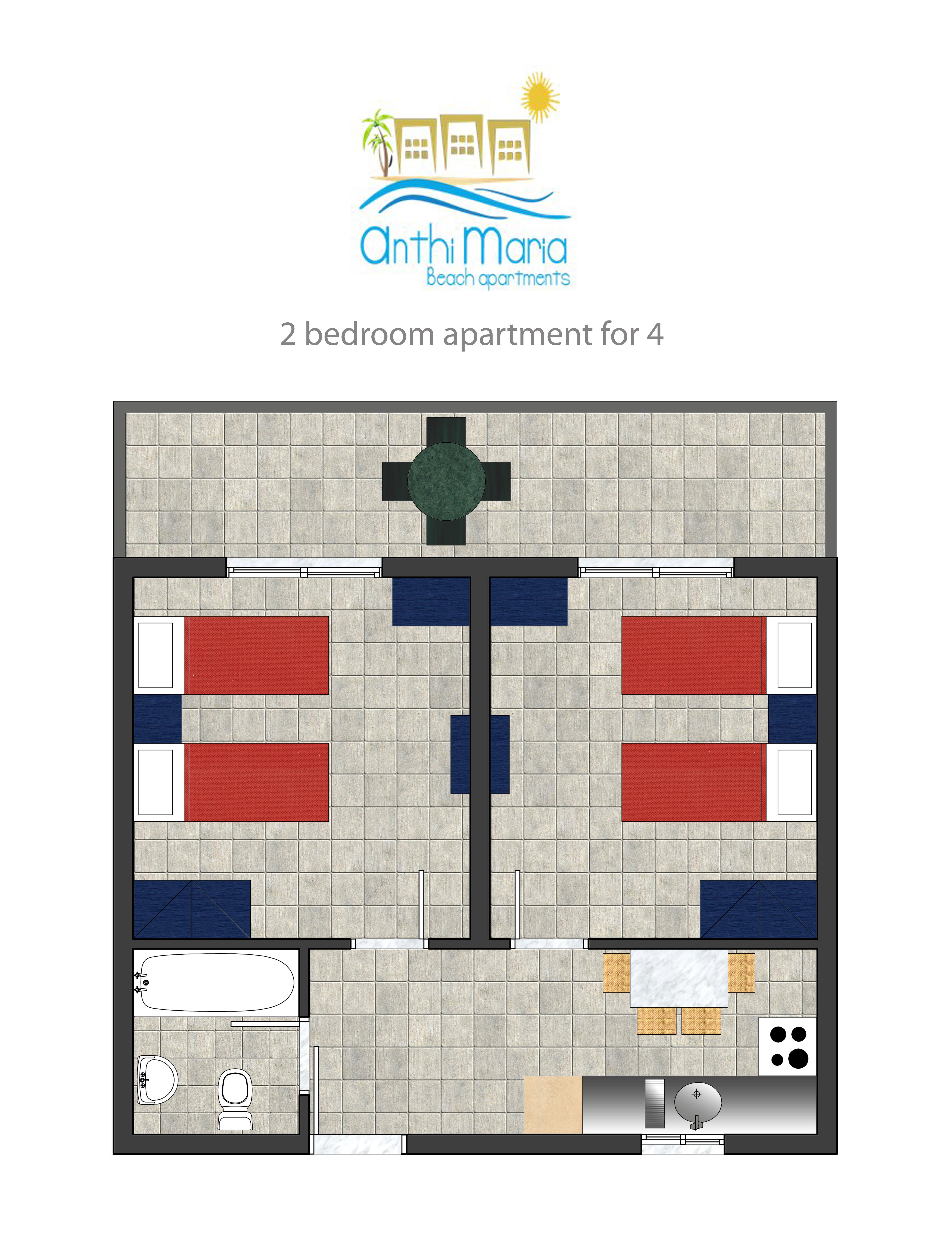 Anthi Maria Beach Apartments Pefki المظهر الخارجي الصورة